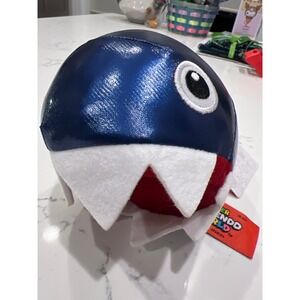 Super Nintendo World Chain Chomp Plush Universal Studio Metallic Blue New Mario
